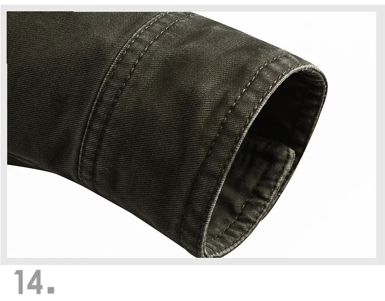 VESTE MILITAIRE KAKI HOMME