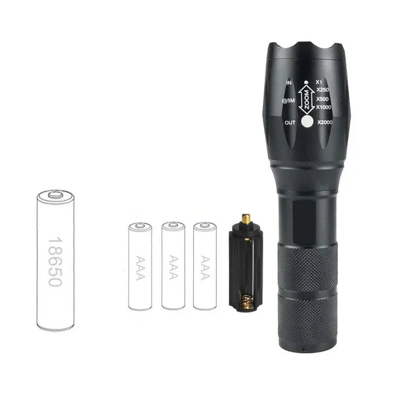 LAMPE TORCHE MILITAIRE TACTIQUE