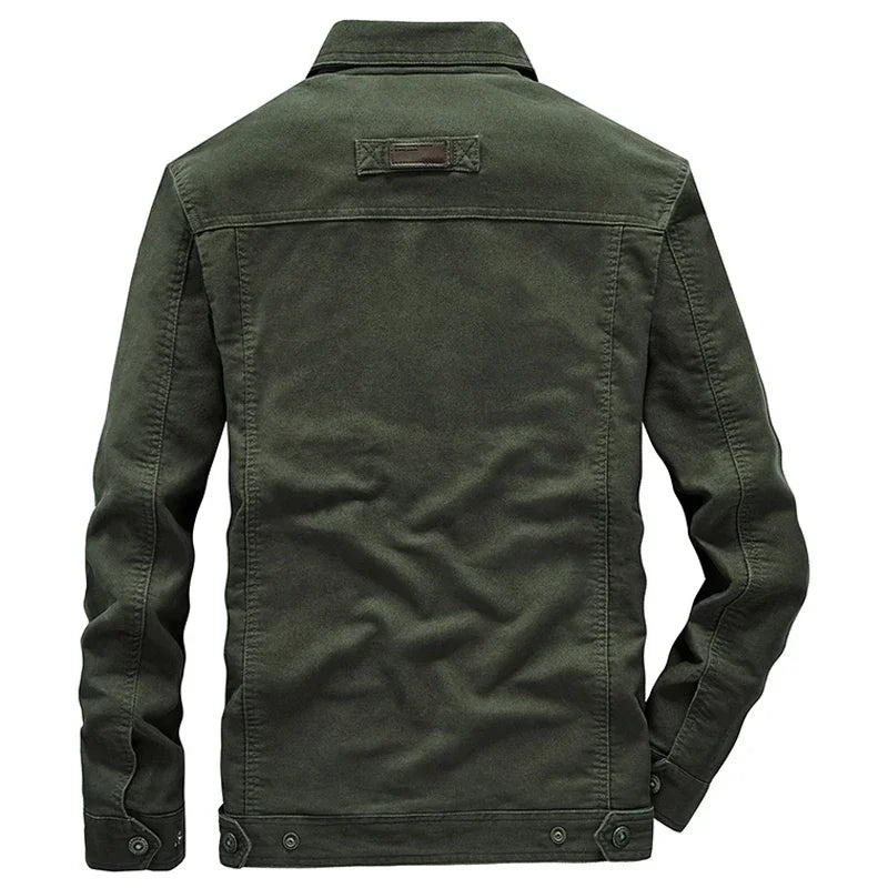 VESTE KAKI MILITAIRE HOMME