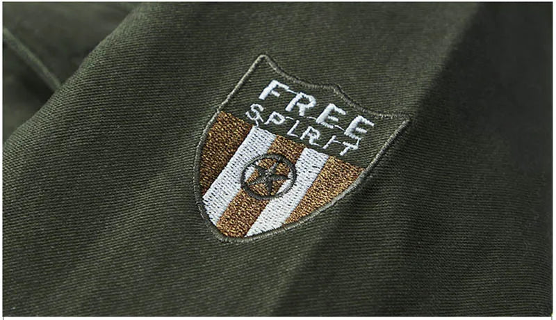VESTE KAKI MILITAIRE HOMME