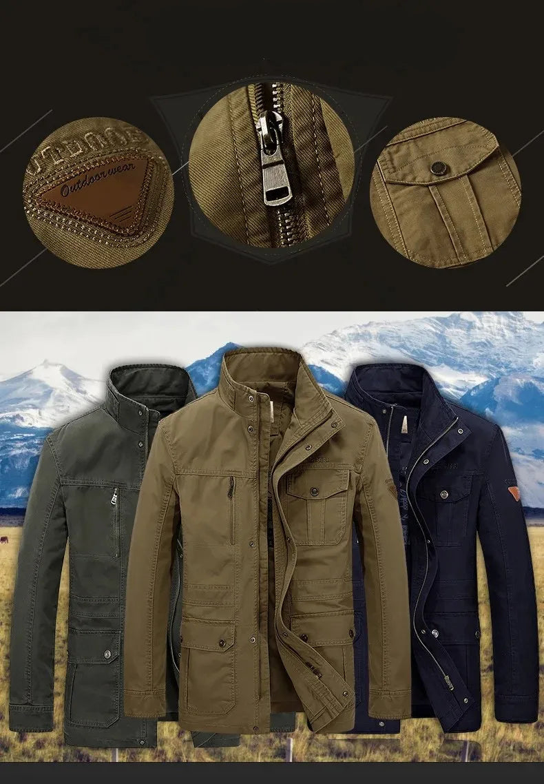 PARKA MILITAIRE - MULTI-POCHE