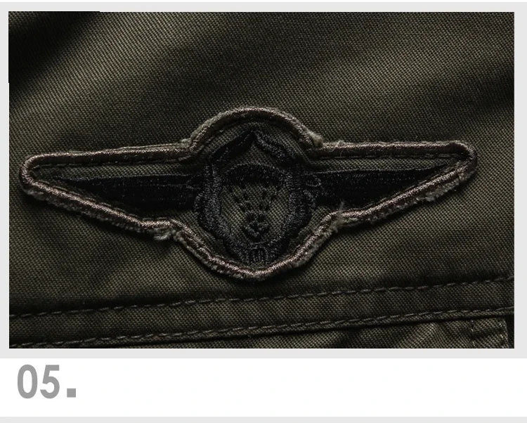 VESTE MILITAIRE KAKI HOMME