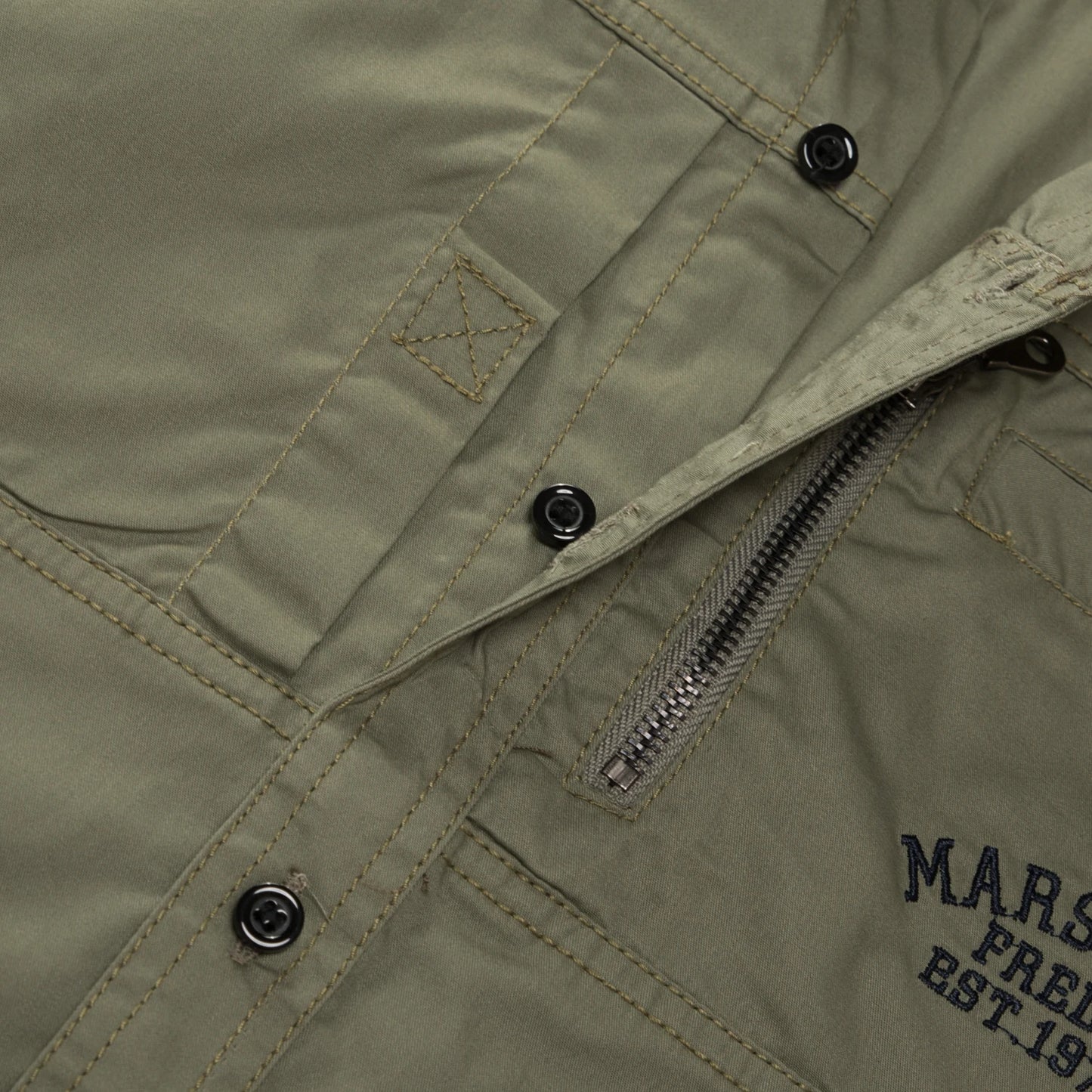 CHEMISE VERT MILITAIRE HOMME