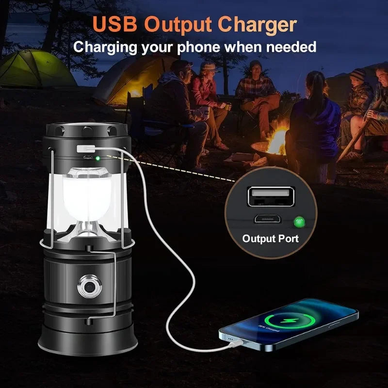 Lampe tempete led rechargeable