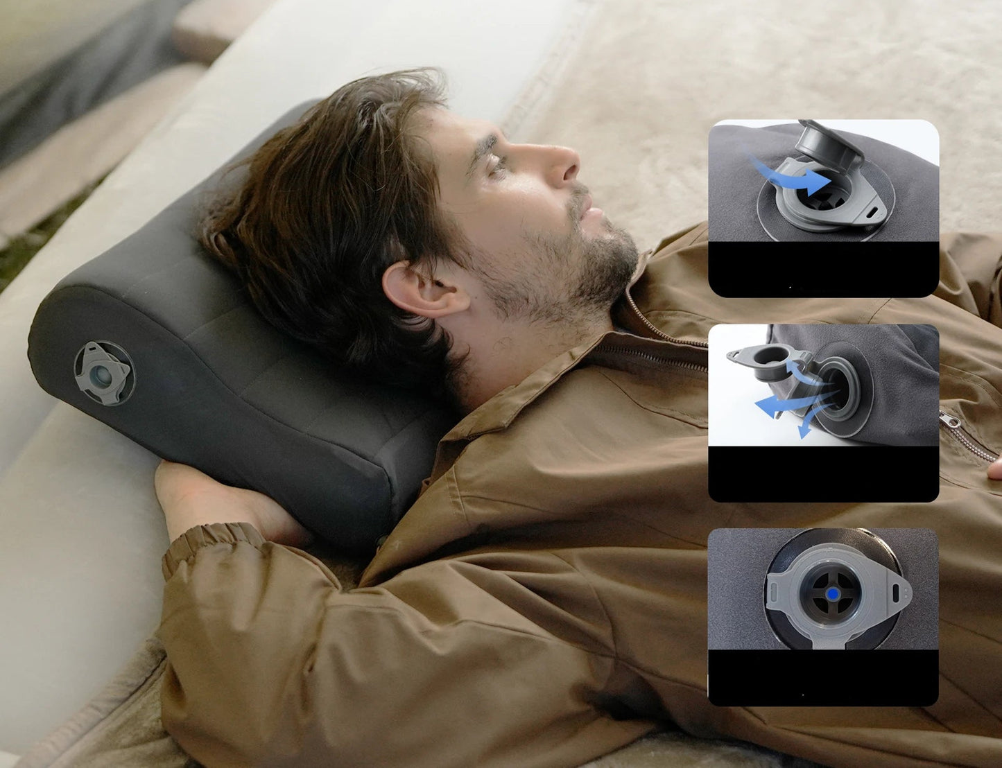 OREILLER ERGONOMIQUE RANDONNĂE