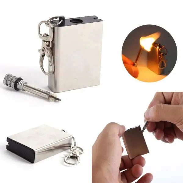 BRIQUET DE SURVIE - ALLUME-FEU IMPERMĂABLE