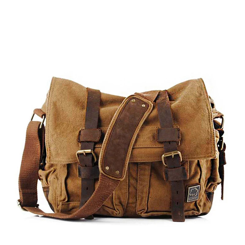 SAC MILITAIRE VINTAGE EN TOILE