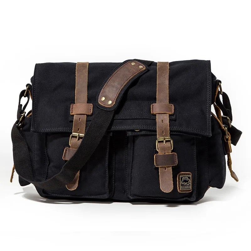 SAC MILITAIRE VINTAGE EN TOILE