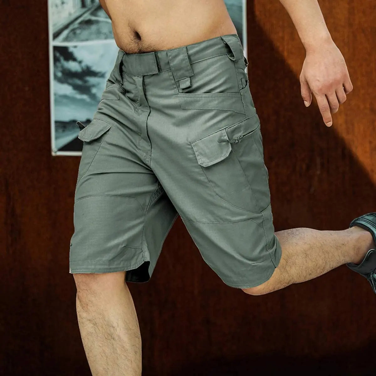 SHORT COURT MILITAIRE HOMME