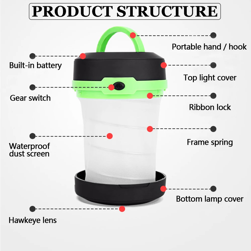 Lampe solaire camping