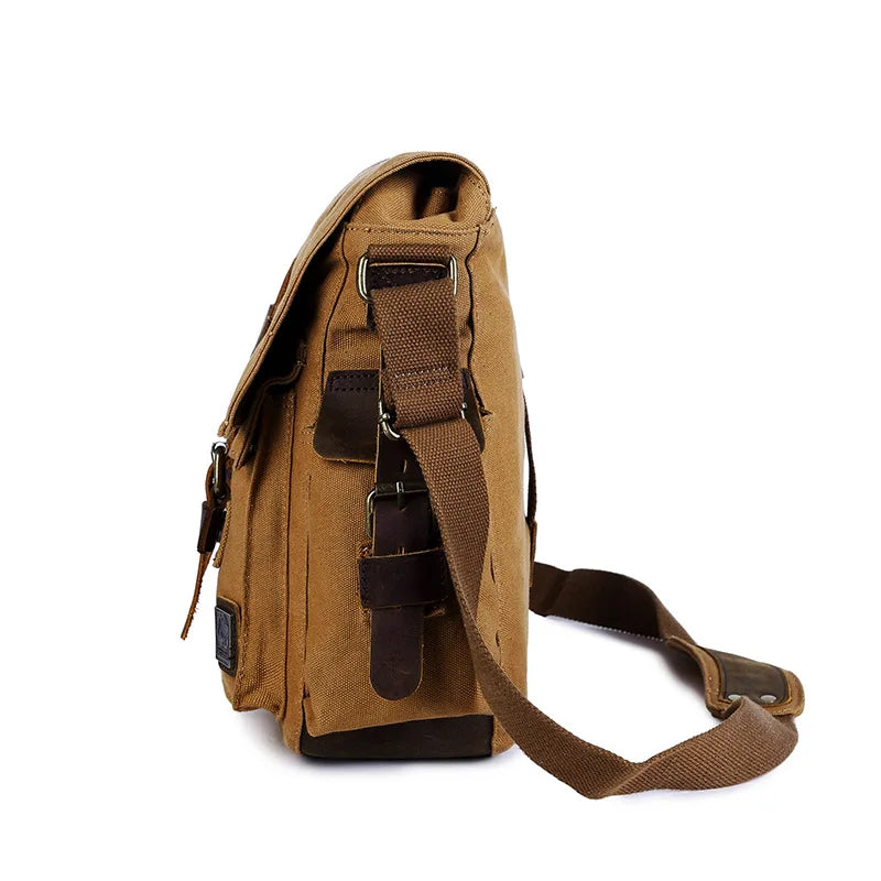 SAC MILITAIRE VINTAGE EN TOILE