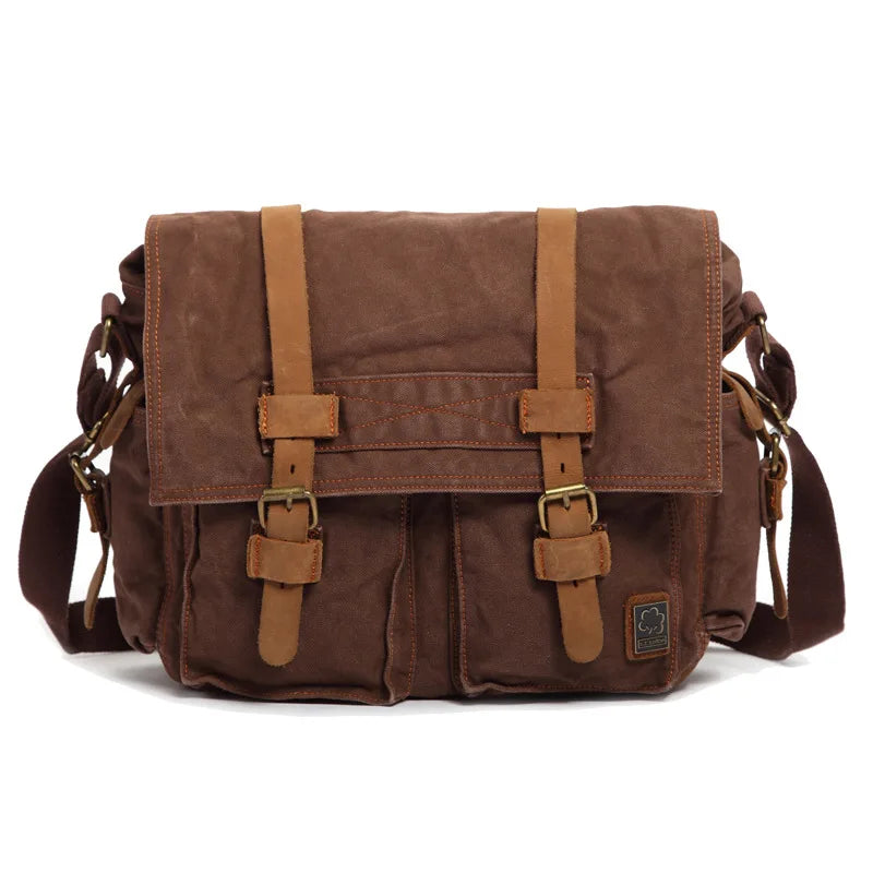 SAC MILITAIRE VINTAGE EN TOILE