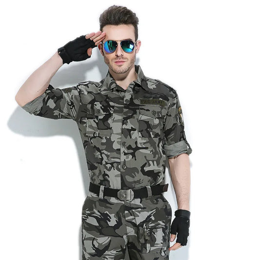 CHEMISE STYLE MILITAIRE HOMME