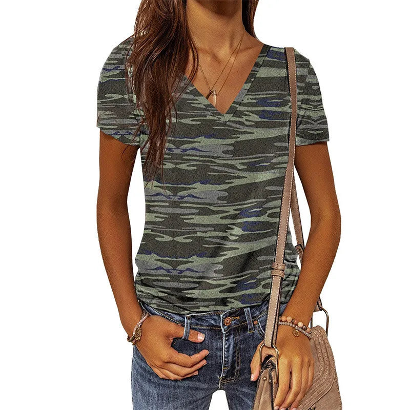 T-SHIRT FEMME MILITAIRE