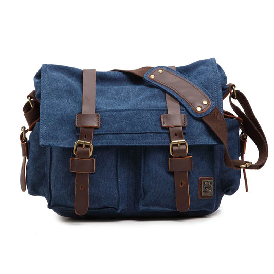 SAC MILITAIRE VINTAGE EN TOILE