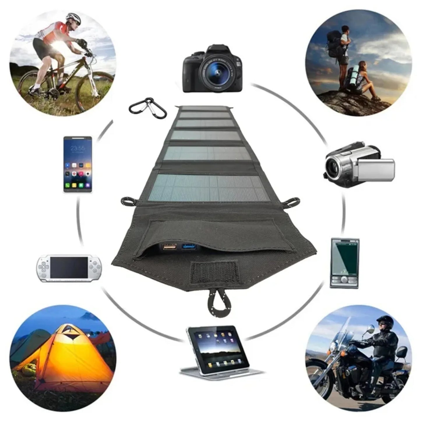 CHARGEUR SOLAIRE - SORTIE USB
