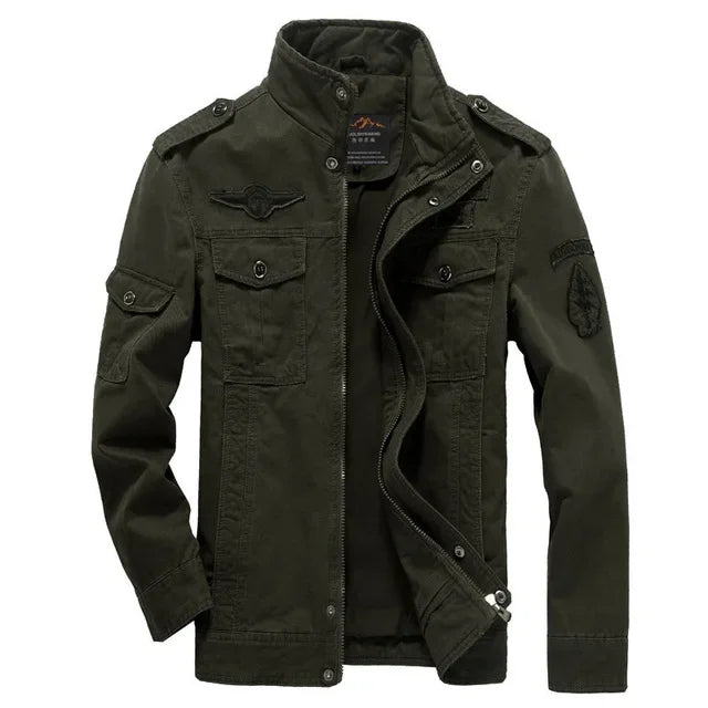 VESTE MILITAIRE KAKI HOMME
