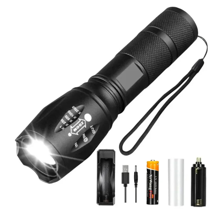 LAMPE TORCHE MILITAIRE TACTIQUE