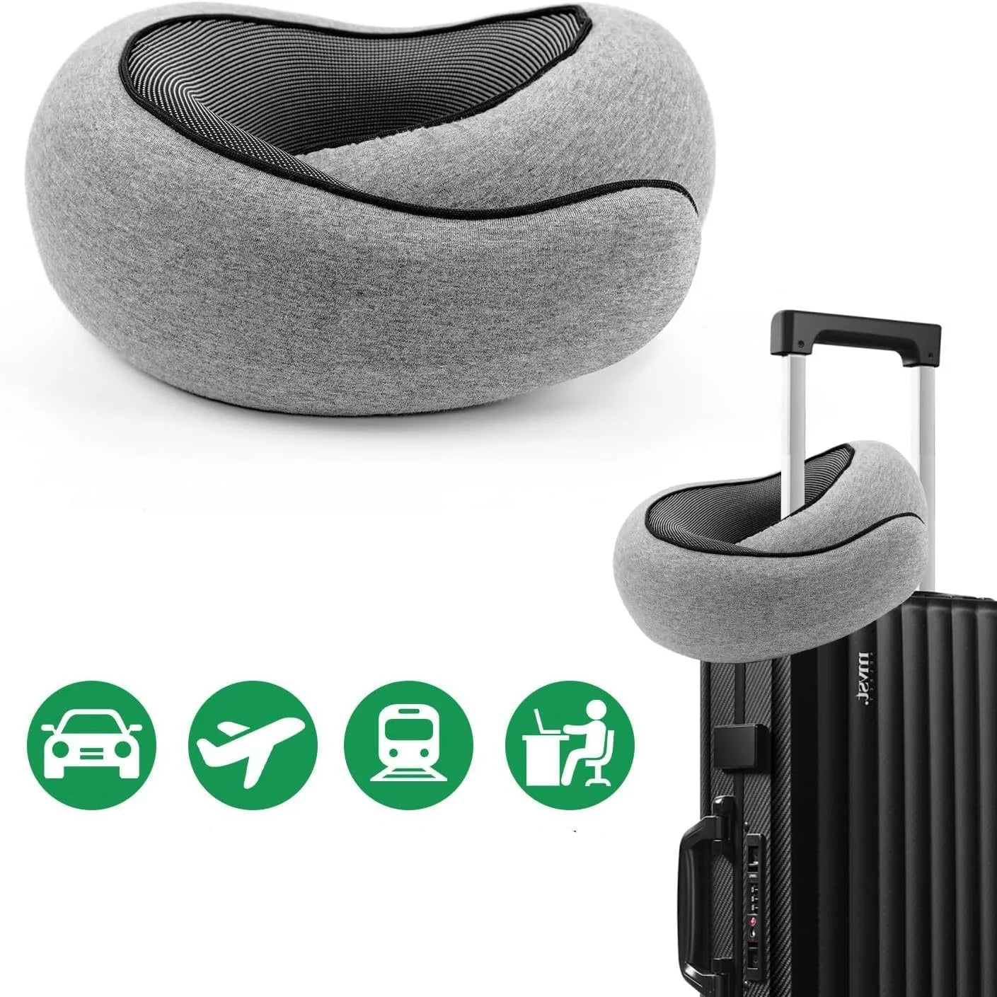 OREILLER CAMPING MÉMOIRE DE FORME