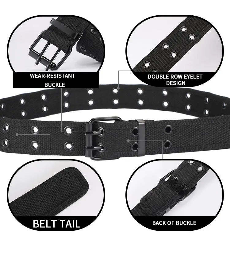 CEINTURE HOMME TOILE MILITAIRE