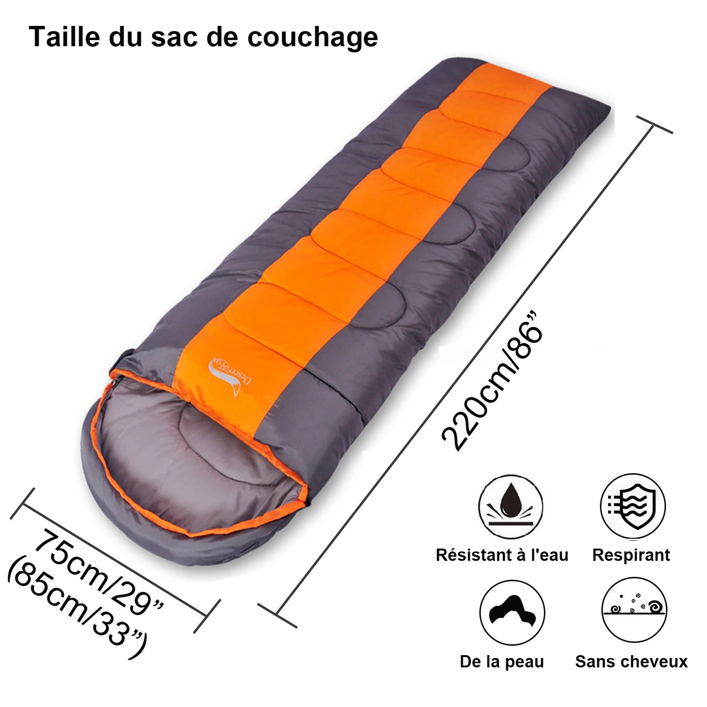 SAC DE COUCHAGE GRAND FROID PAS CHER