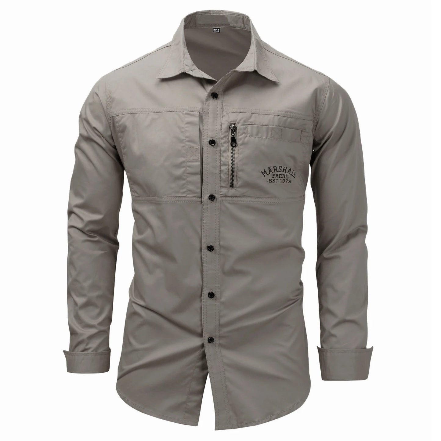 CHEMISE VERT MILITAIRE HOMME