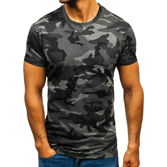 T-SHIRT MOTIF MILITAIRE