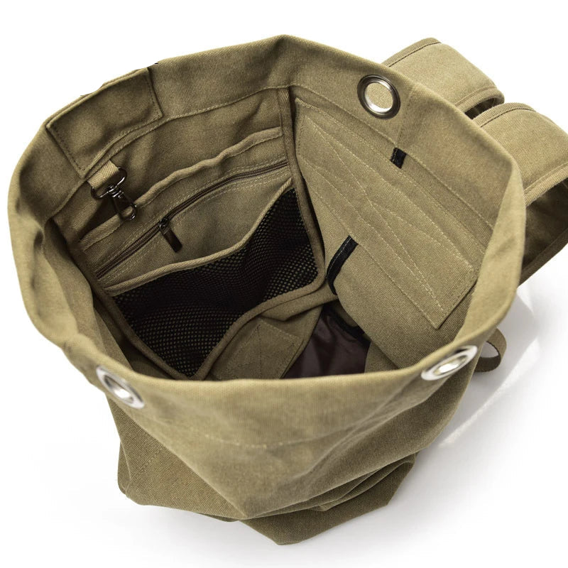 SAC MILITAIRE VINTAGE GRAND ET PETIT