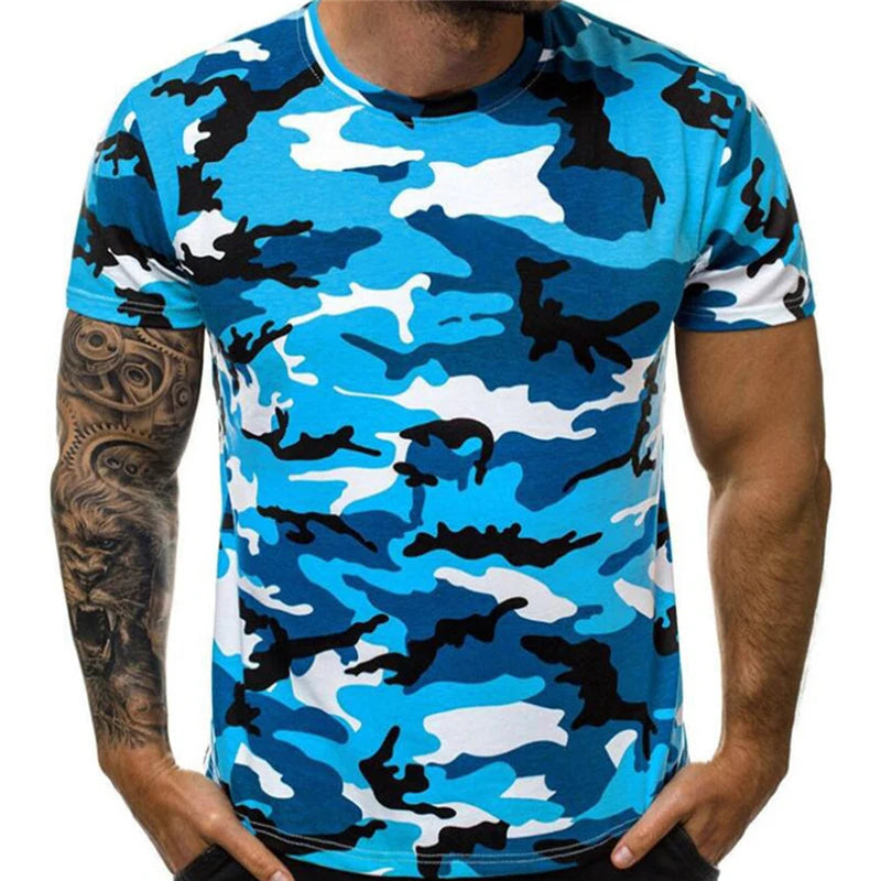 T-SHIRT MOTIF MILITAIRE