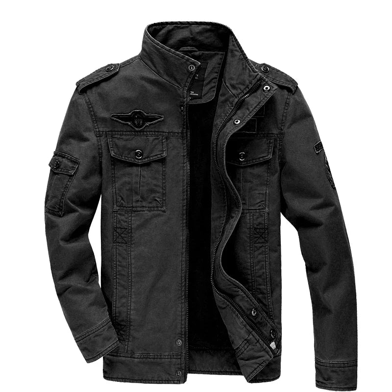 VESTE MILITAIRE KAKI HOMME