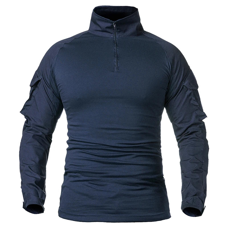 T-SHIRT MILITAIRE EN TISSU ÉLASTIQUE