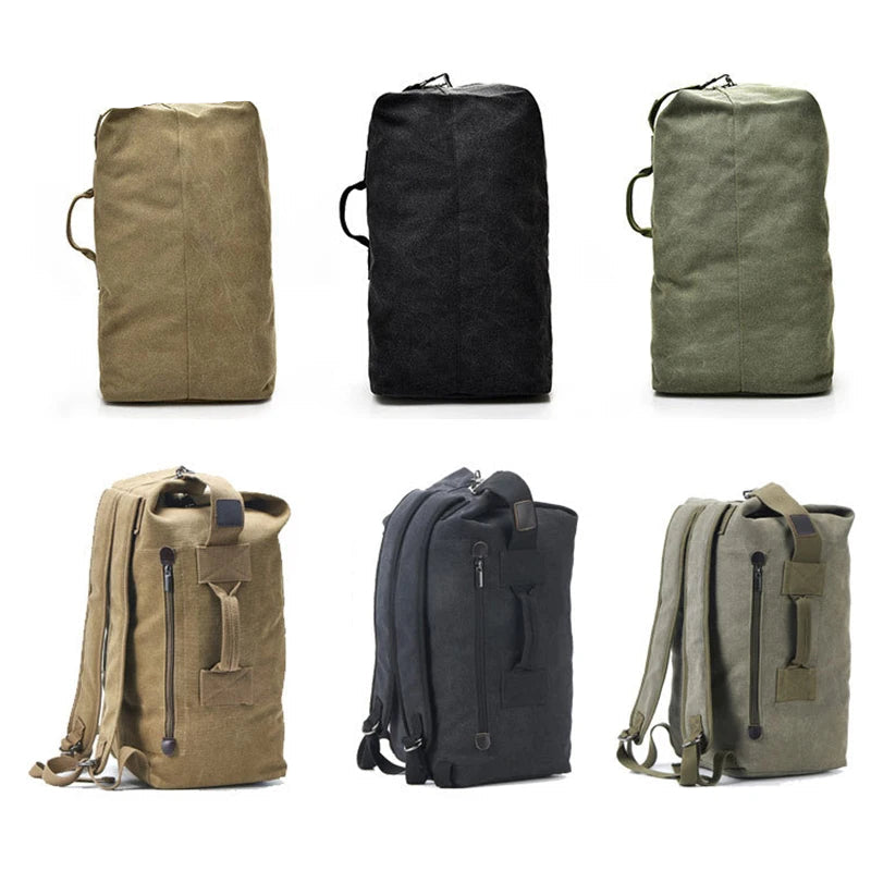 SAC MILITAIRE VINTAGE GRAND ET PETIT