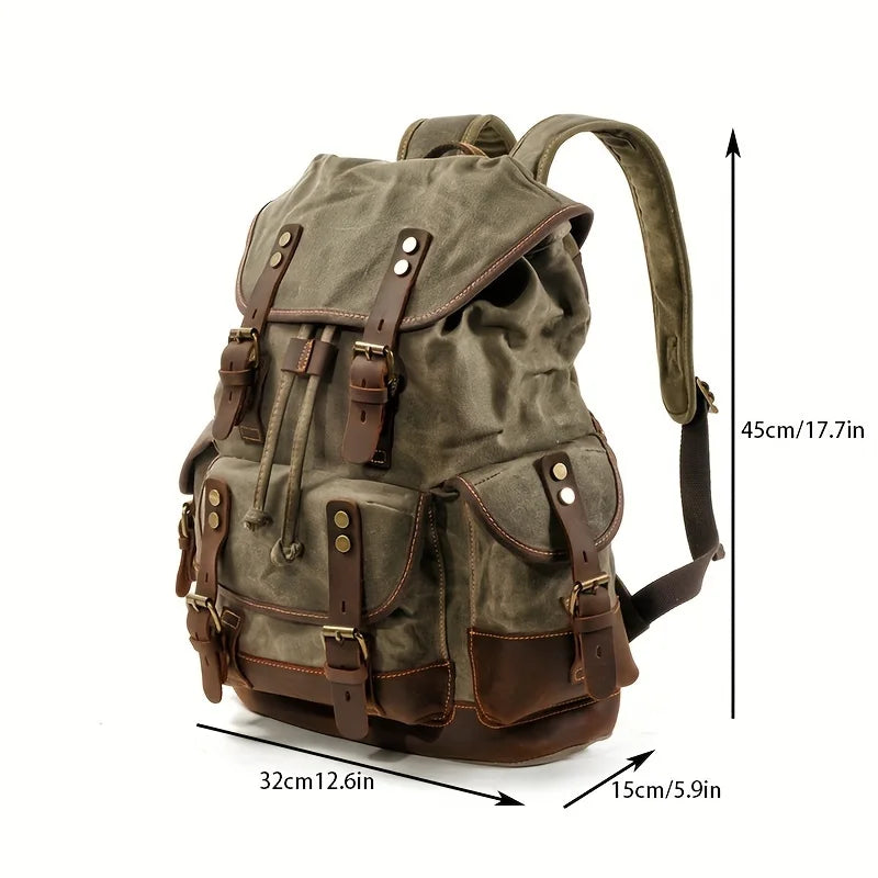 SAC A DOS VINTAGE HOMME MILITAIRE