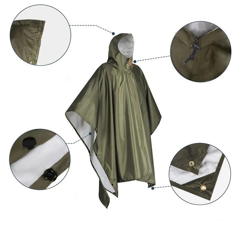 TENTE PONCHO MILITAIRE