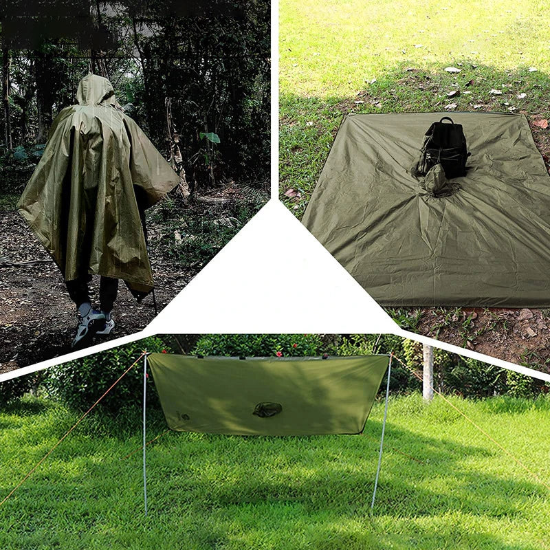 TENTE PONCHO MILITAIRE