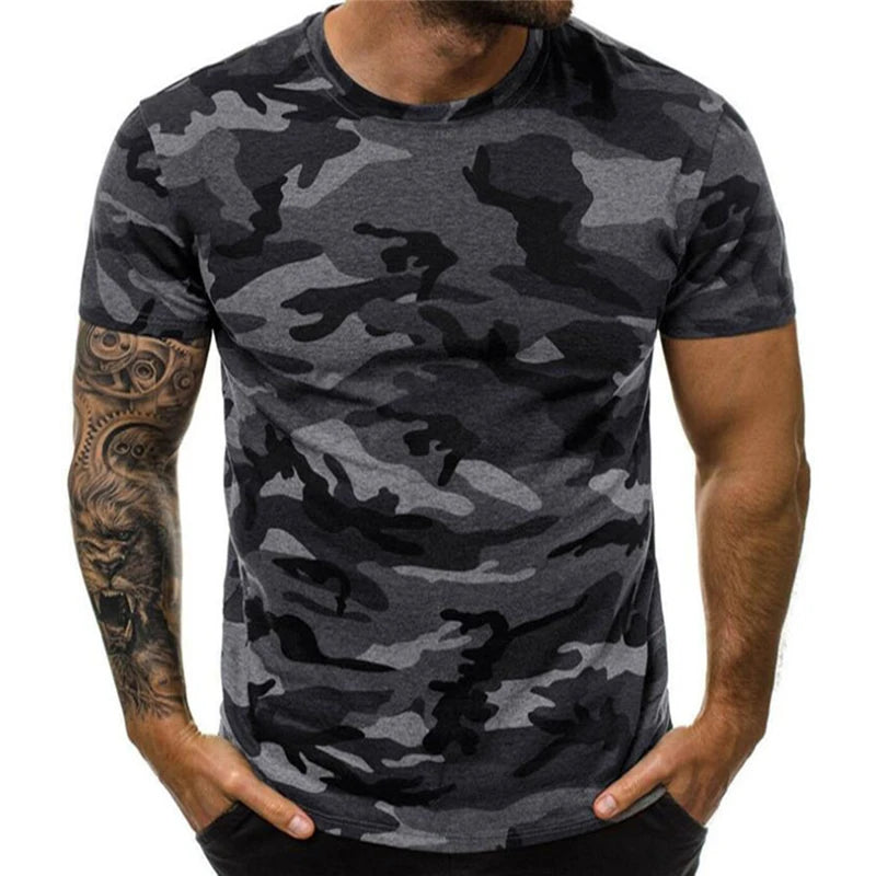 T-SHIRT MOTIF MILITAIRE