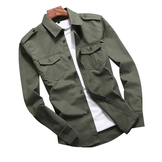 PULL VERT MILITAIRE HOMME
