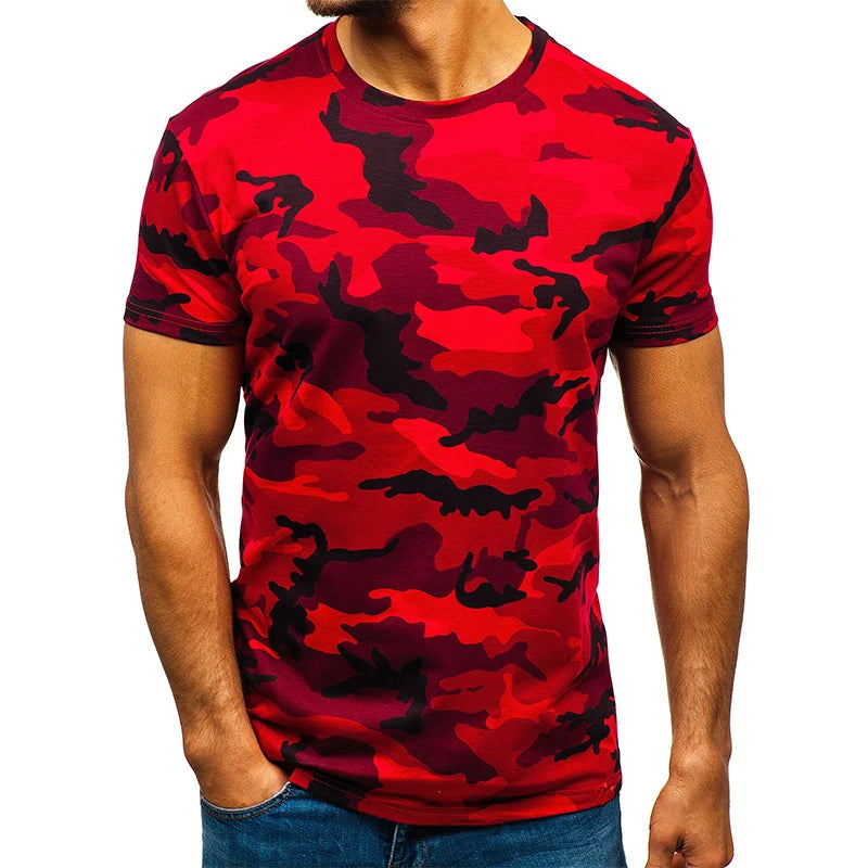 T-SHIRT MOTIF MILITAIRE