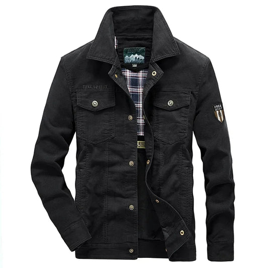 VESTE KAKI MILITAIRE HOMME