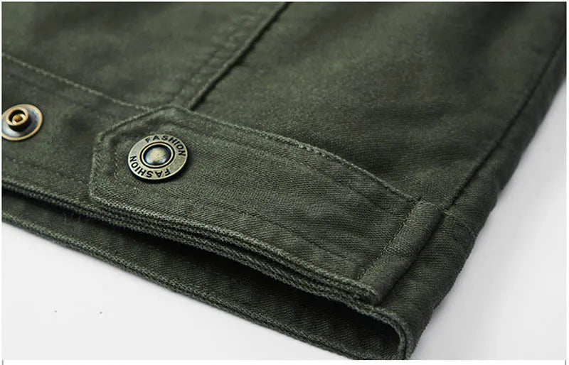 VESTE KAKI MILITAIRE HOMME
